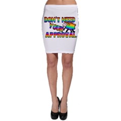 Dont Need Your Approval Bodycon Skirt by Valentinaart