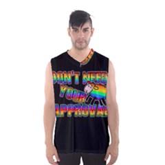 Dont Need Your Approval Men s Basketball Tank Top by Valentinaart