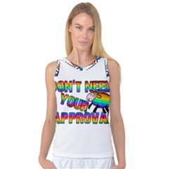 Dont Need Your Approval Women s Basketball Tank Top by Valentinaart