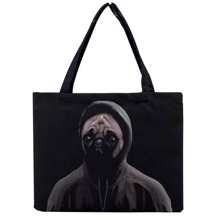 Gangsta pug Mini Tote Bag