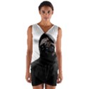 Gangsta pug Wrap Front Bodycon Dress View1