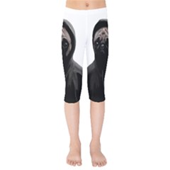 Gangsta Pug Kids  Capri Leggings 