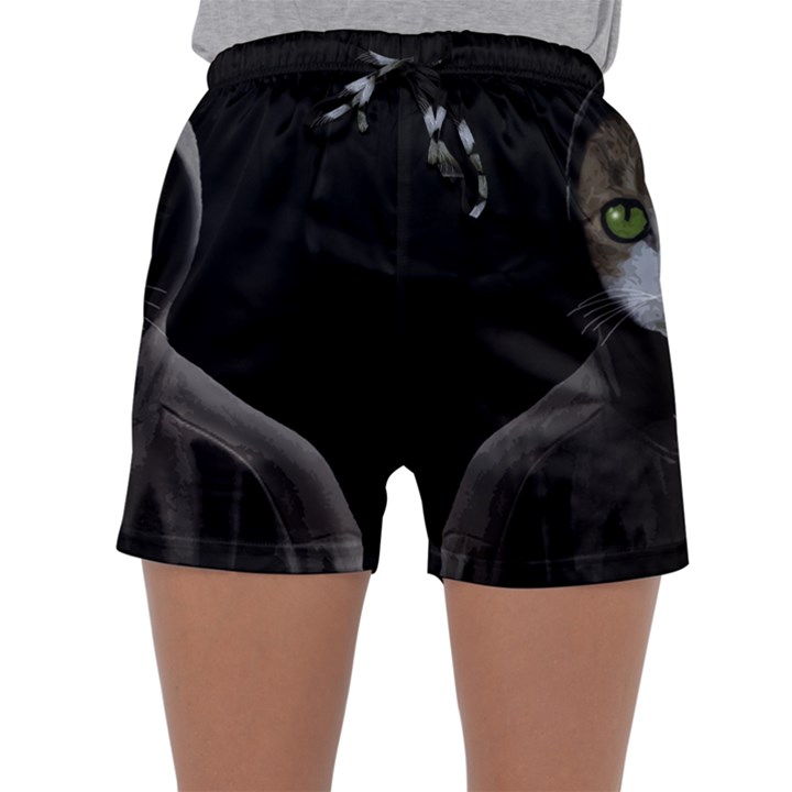 Gangsta cat Sleepwear Shorts