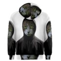 Gangsta cat Men s Zipper Hoodie View2