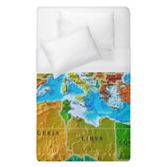 World Map Duvet Cover (single Size) by BangZart