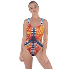 Tie Dye Peace Sign Bring Sexy Back Swimsuit by BangZart