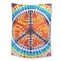 Tie Dye Peace Sign Medium Tapestry View1