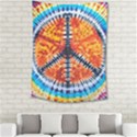 Tie Dye Peace Sign Medium Tapestry View2