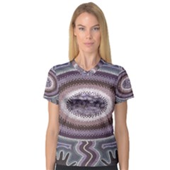 Spirit Of The Child Australian Aboriginal Art V-neck Sport Mesh Tee