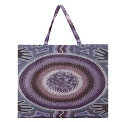 Spirit Of The Child Australian Aboriginal Art Zipper Large Tote Bag by BangZart