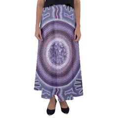 Spirit Of The Child Australian Aboriginal Art Flared Maxi Skirt