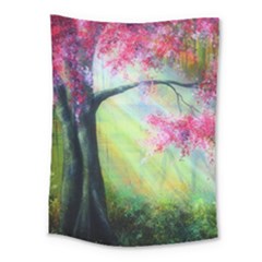 Forests Stunning Glimmer Paintings Sunlight Blooms Plants Love Seasons Traditional Art Flowers Sunsh Medium Tapestry by BangZart