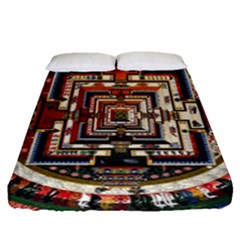 Colorful Mandala Fitted Sheet (queen Size)