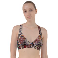 Colorful Mandala Sweetheart Sports Bra