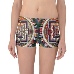 Colorful Mandala Reversible Boyleg Bikini Bottoms