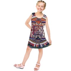 Colorful Mandala Kids  Tunic Dress