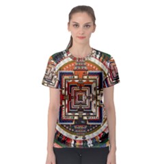 Colorful Mandala Women s Sport Mesh Tee