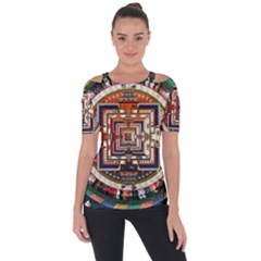 Colorful Mandala Short Sleeve Top