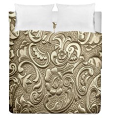 Golden European Pattern Duvet Cover Double Side (queen Size) by BangZart