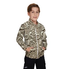 Golden European Pattern Wind Breaker (kids)