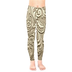 Golden European Pattern Kids  Legging