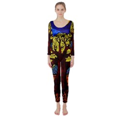 Tree Of Life Long Sleeve Catsuit