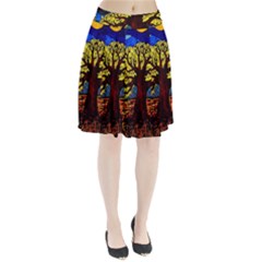 Tree Of Life Pleated Skirt