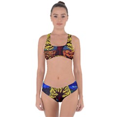 Tree Of Life Criss Cross Bikini Set