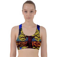 Tree Of Life Back Weave Sports Bra by BangZart