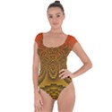 Fractal Pattern Short Sleeve Leotard  View1