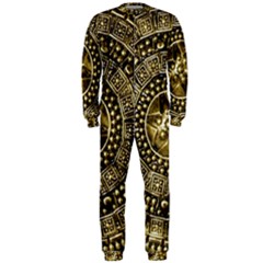 Gold Roman Shield Costume Onepiece Jumpsuit (men) 