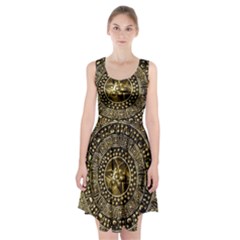 Gold Roman Shield Costume Racerback Midi Dress by BangZart