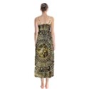 Gold Roman Shield Costume Button Up Chiffon Maxi Dress View2