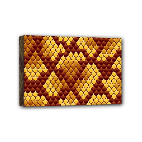 Snake Skin Pattern Vector Mini Canvas 6  X 4 