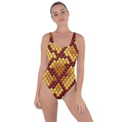 Snake Skin Pattern Vector Bring Sexy Back Swimsuit