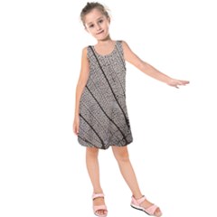 Sea Fan Coral Intricate Patterns Kids  Sleeveless Dress by BangZart