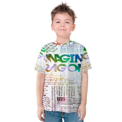 Imagine Dragons Quotes Kids  Cotton Tee by BangZart