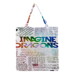 Imagine Dragons Quotes Grocery Tote Bag by BangZart