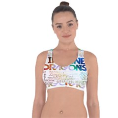 Imagine Dragons Quotes Cross String Back Sports Bra