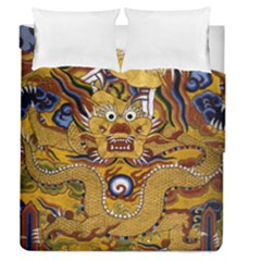 Chinese Dragon Pattern Duvet Cover Double Side (queen Size) by BangZart