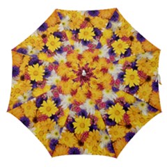 Colorful Flowers Pattern Straight Umbrellas by BangZart