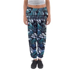 Old Spiderwebs On An Abstract Glass Women s Jogger Sweatpants by BangZart