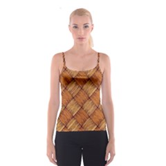 Vector Square Texture Pattern Spaghetti Strap Top