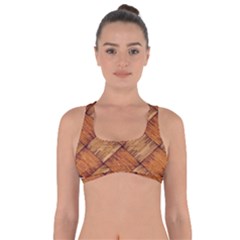 Vector Square Texture Pattern Got No Strings Sports Bra