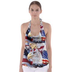 United States Of America Images Independence Day Babydoll Tankini Top