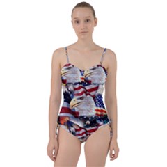 United States Of America Images Independence Day Sweetheart Tankini Set