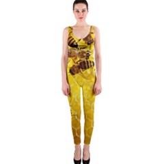 Honey Honeycomb Onepiece Catsuit by BangZart