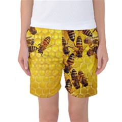 Honey Honeycomb Women s Basketball Shorts by BangZart