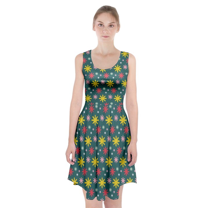 The Gift Wrap Patterns Racerback Midi Dress