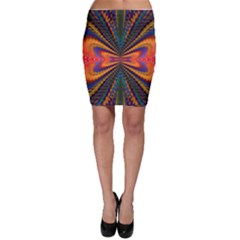 Casanova Abstract Art Colors Cool Druffix Flower Freaky Trippy Bodycon Skirt